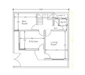 خارطة بناء بأبعاد 10×10 متر / 100 متر