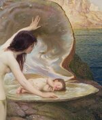 Herbert James Draper - A water baby