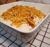 سلطة معكرونا بالبطاطة والخس