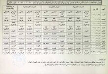 جدول الامتحانات العامة "الدور الثاني" 2021 للسادس الإعدادي