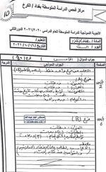 الاجوبة النموذجية لمادة الانكليزي الثالث متوسط 2021 الدور الثاني