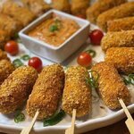 اصابع دجاج بالشوفان