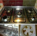 تنظيف ( الشفاط _ المطبخ الخشب _ حوض الاستنلس _ البتوجاز _ حامل البتوجاز ) بالمواد الطبيعية