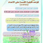 قواعد قابلية القسمة على الاعداد (١ - ١٠)

الرياضيات