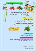 ملخص مادة العلوم للصف الاول الابتدائي