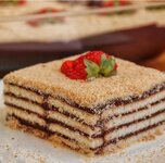 طريقة عمل كيك البسكويت