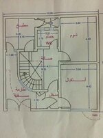 مخطط منزل 100متر 10*10