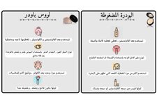 الفـرق بيـن البـودرة اللـوس والمضغـوطة