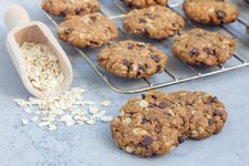 كوكيز الشوفان بحبيبات الشوكولاتة