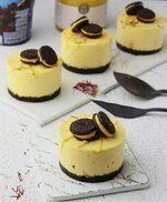 تشيز الزعفران والاريو.. ❣️