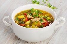 #شوربة_الدجاج_بالخضار_المغذية