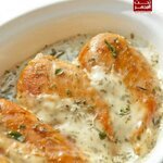 ستيك دجاج بالكريمة