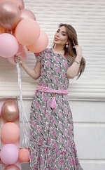 جلابيات باللون الوردي 2022