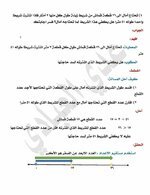 خطة حل المسالة حسب الخطوات الاربعة ( افهم ، اخطط ، احل ، اتحقق ) ...الفصل الاول رياضيات السادس الابتدائي