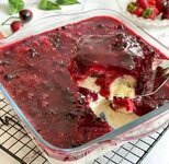 كيكة الفواكه بالبسكويت..