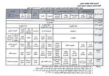 جدول الامتحانات المهنية العامة للفروع والتخصصات المهنية كافة للعام الدراسي ٢٠٢٢/٢٠٢١  الدور الثاني