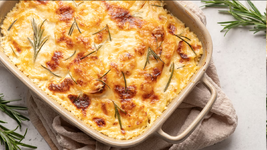 طريقة تحضير "غراتان البطاطا بالجبن"