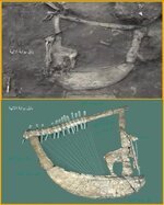 لحظات لا تُنسى .. هنا في مقبرة اور الملكية تم اكتشاف قيثارة القارب السومرية التي يعود تاريخها بحدود الفترة ما بين (2600-2500) قبل الميلاد