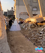 وشهم حلو وخلصت الحرب زفة عروسين من غزة وسط الحطام بداية جديدة للحياة-3.png