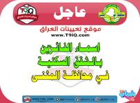 عاجل .. اسماء الفائزين بالشقق السكنية في محافظة المثنى 2025