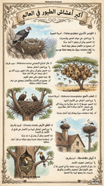 أكبر أعشاش الطيور في العالم