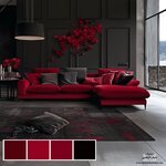 ديكورات منوعه باللون العنابي المميز