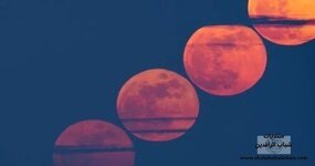 شاهد قمر مارس المكتمل يتوهج باللون الأحمر.. صورة فلكية جديدة