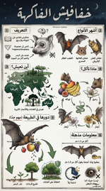 معلومات عن خفافيش الفاكهة وبعض أنواعها