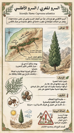 السرو المغربي أو السرو الأطلسي 'آزل'