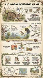 القطط المنزلية وتأثيرها على الحياة البرية وخاصة الطيور الصغيرة.