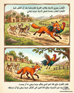 قصة الثعلب والديك