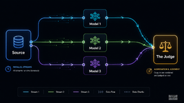 آلية المعالجة المتوازية ونظام الحكم المشترك في ميزة Fusion من OpenRouter