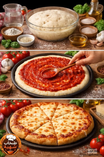 🍕🧀 بيتزا الجبن السهلة... بطعم المطاعم في البيت!