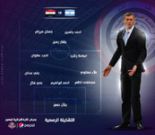 التشكيلة الرسمية لمنتخبنا الوطني امام الارجنتين في البطولة الرباعية المقامة في السعودية