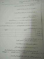 نموذج أسئلة الأحياء للصف الخامس الاحيائي للشهر الاول