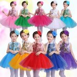 childrens-costumes-yarn-dress-kindergarten-choral-clothes-girls-princess-dress-dance-costumes-...jpg