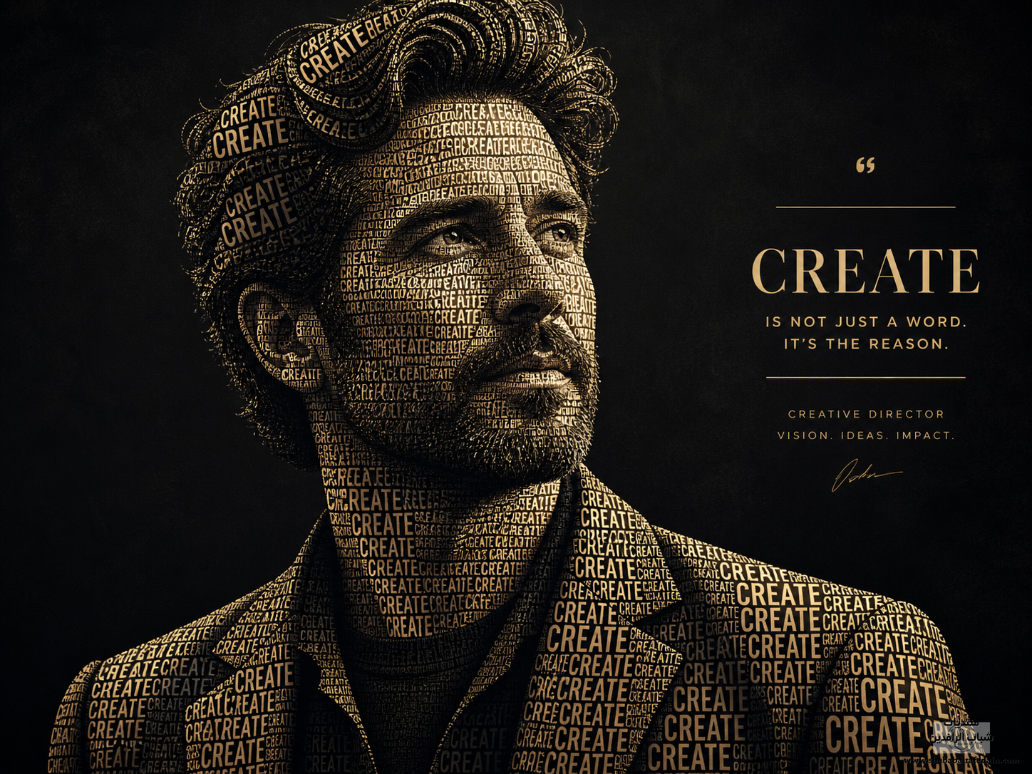 Typographic Portrait Starter Framework